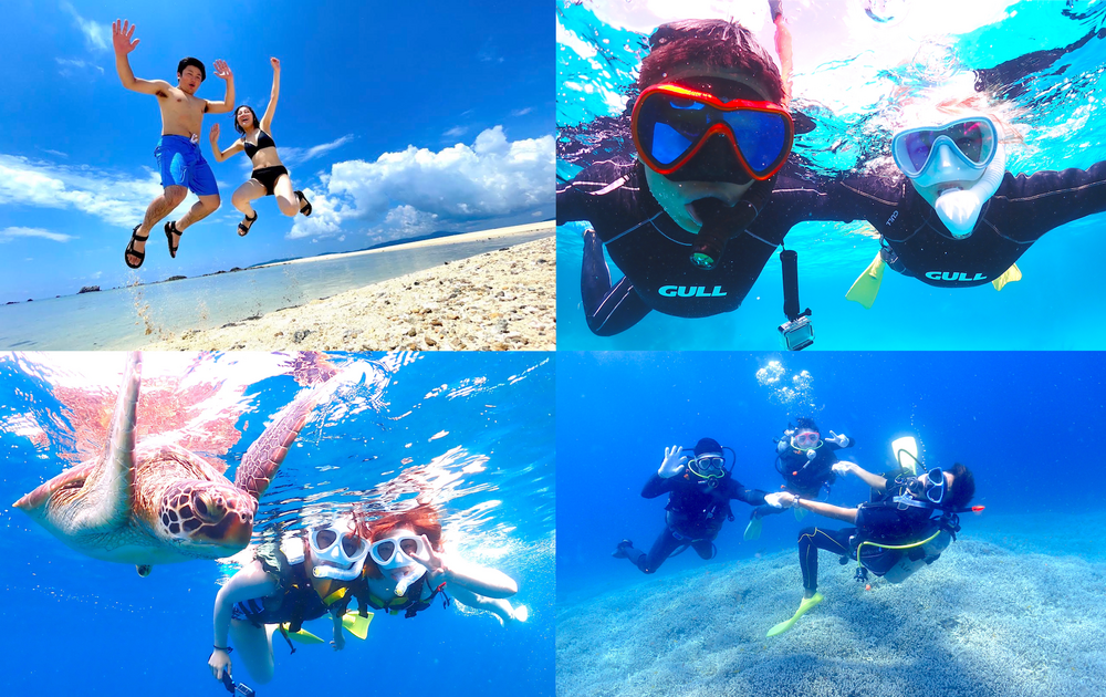 石垣島｜幻の島・シュノーケル・体験ダイビング｜1日】《GoProレンタル