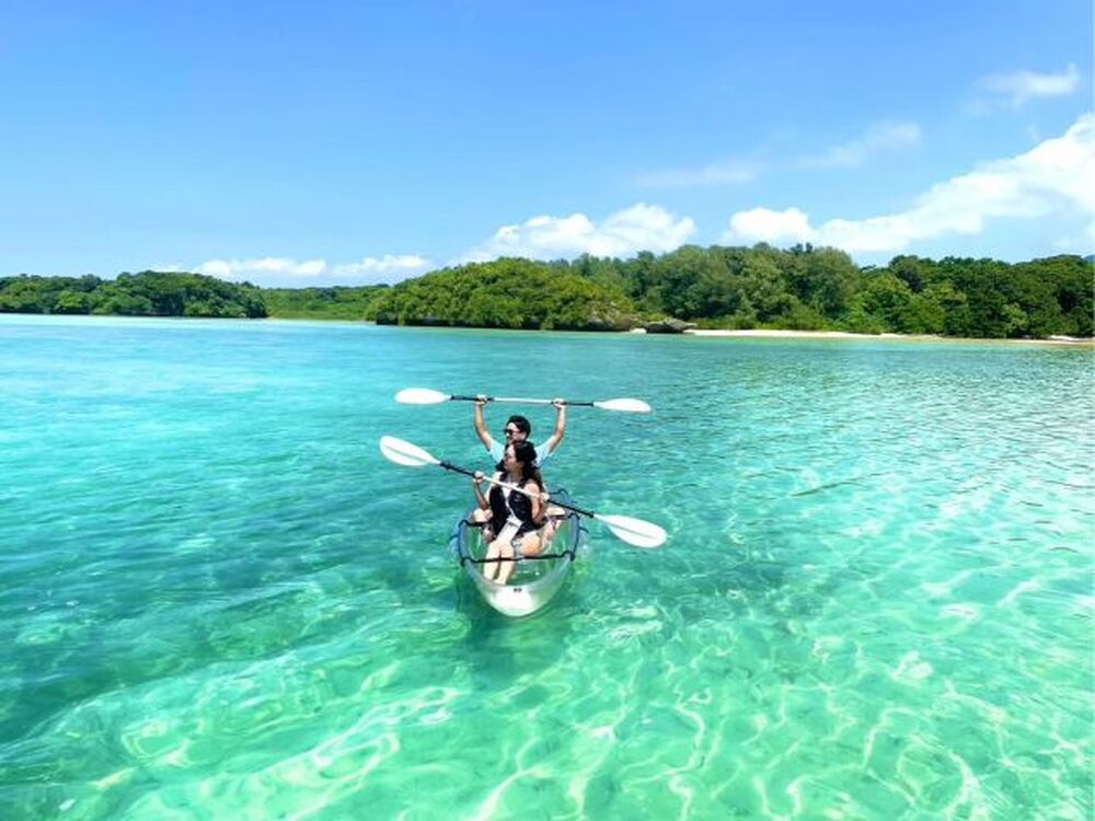 石垣島｜シュノーケル・カヤック｜約4.5時間】川平湾クリアカヤック&青