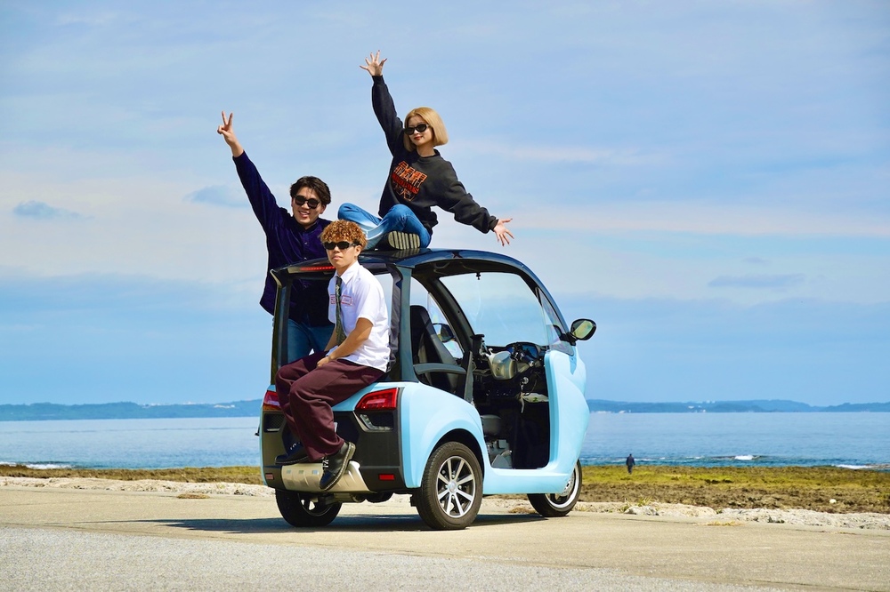 渡嘉敷島｜トゥクトゥク｜1時間コース】3名乗り電動トゥクトゥク