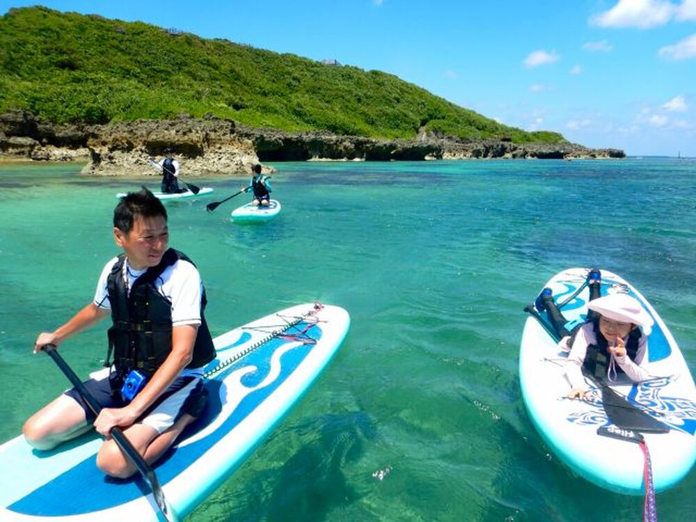 宮古島｜1組限定・シュノーケル&SUP｜約2.5時間】☆80歳まで参加可能は