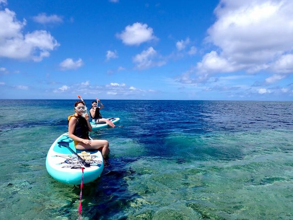 宮古島｜1組限定・シュノーケル&SUP｜約2.5時間】☆80歳まで参加可能は