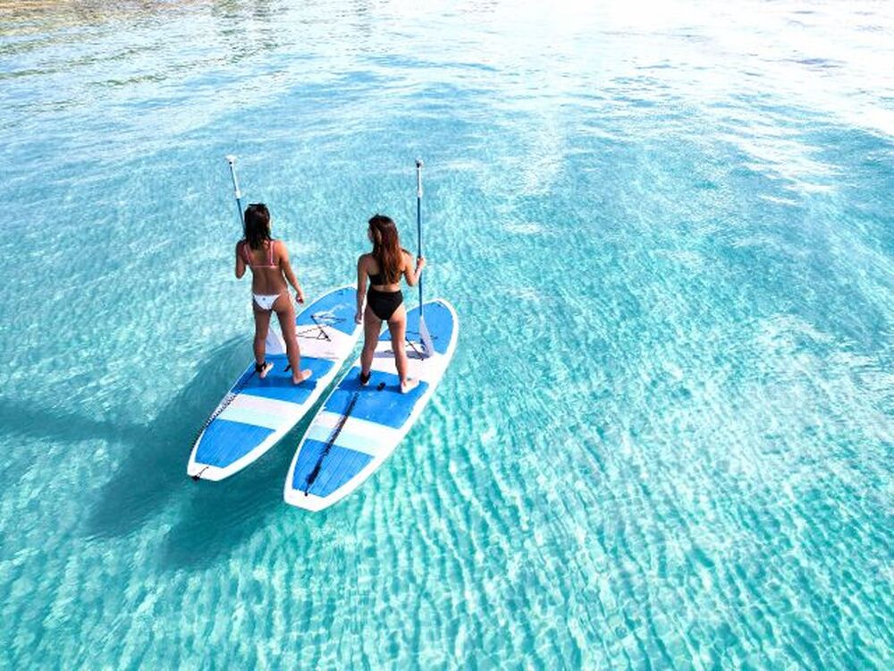 宮古島｜SUP／1組貸切｜1.5時間】チャータープラン！ドローン撮影付き