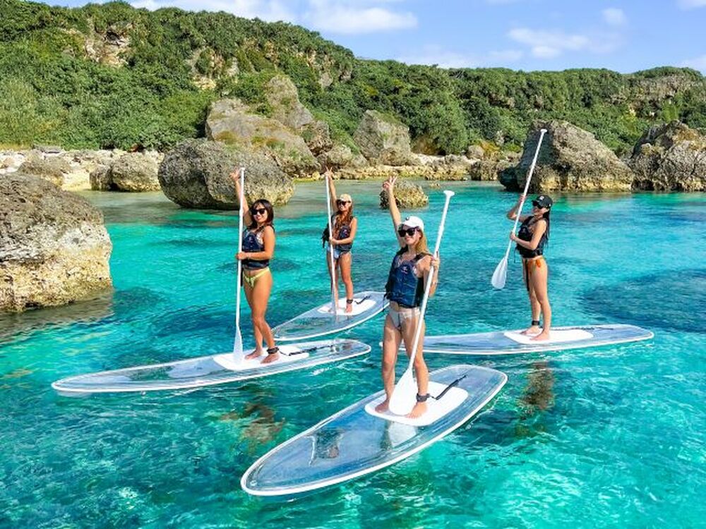 宮古島｜SUP｜2時間】クリアサップ☆絶景透明度抜群宮古ブルーでクリア