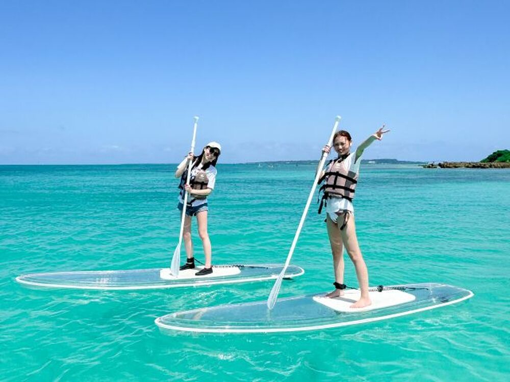 宮古島｜SUP｜2時間】クリアサップ☆絶景透明度抜群宮古ブルーでクリア