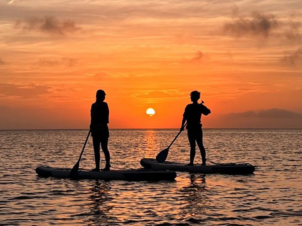 宮古島｜サンセットSUP｜2時間】《サンセットサップ》心癒される夕焼け