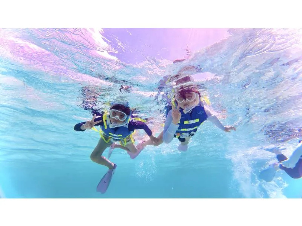 宮古島｜八重干瀬ボートシュノーケル｜4時間】ドローン＆水中撮影無料