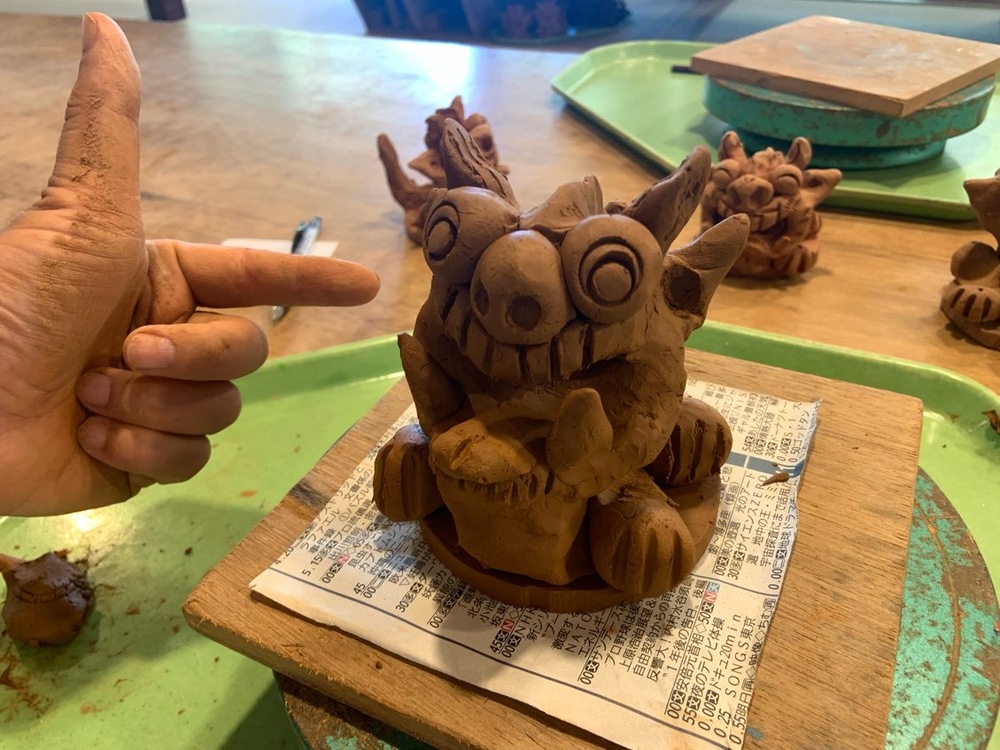 シーサー作り体験｜約1時間】久米島産100％の土を使った「オリジナル