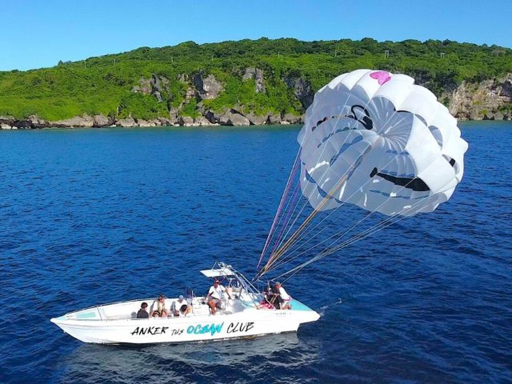 古宇利島｜パラセーリング・ドローン空撮・動画制作｜約1時間