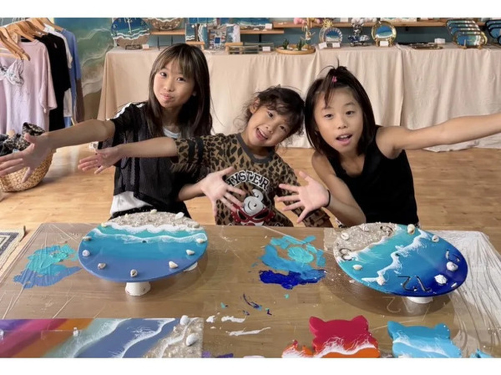 石垣島｜レジンアート体験｜2時間】完全オリジナル！石垣島の海を