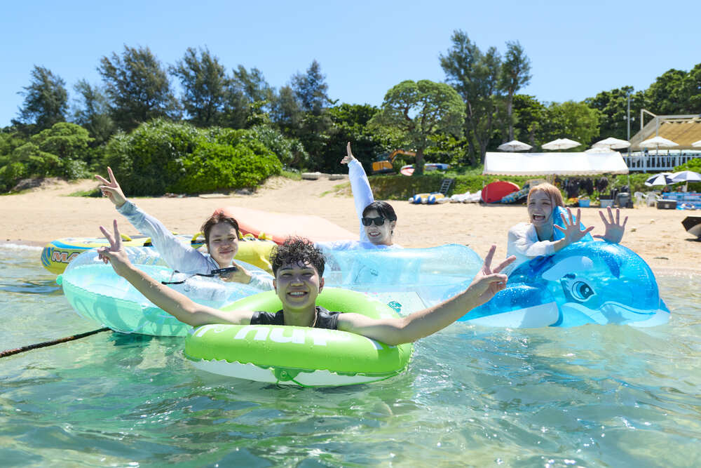 BBQビーチパーティ｜1日コース】沖縄本島から1番近い離島「津堅島