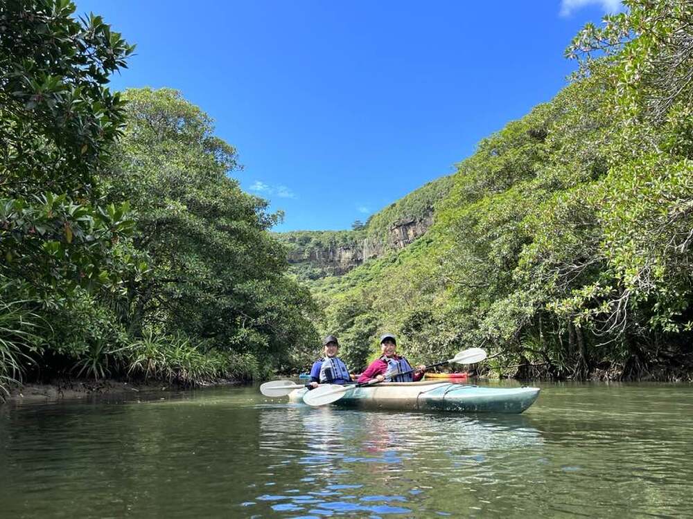カヌー＆トレッキング｜1日コース】西表島☆ピナイサーラの滝うえ