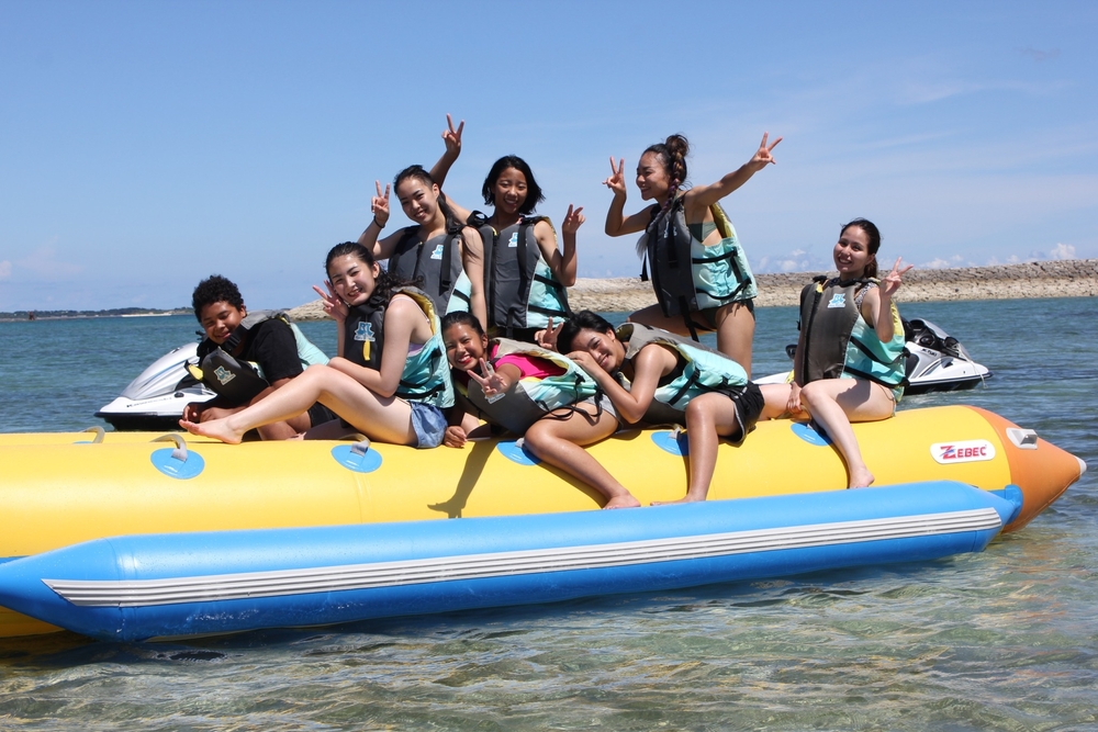 ビーチシュノーケル＆バナナボートセット｜約60分コース】夏季限定！伊