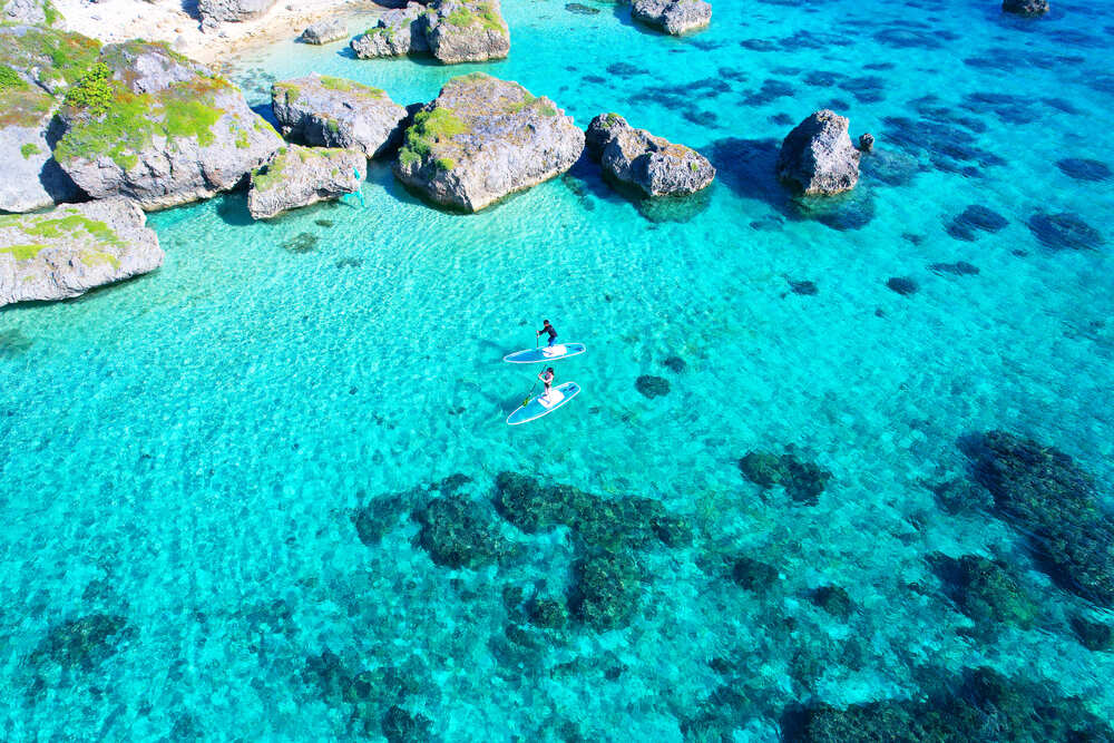 Let'sGetLost 大判 フレーム付 送料込み（沖縄県及び離島を除く） クリアSUPフォトツアー｜2時間】ドローン撮影付☆《1組貸切》宮古島