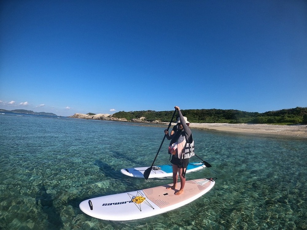 SUPクルージングツアー｜90分コース】渡嘉敷島☆ケラマブルーを散歩