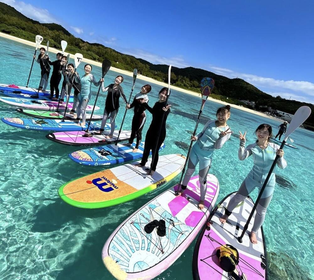 【SUP｜半日2時間コース】慶良間諸島・座間味島で唯一のSUP専門店！SUPをたっぷり2時間楽しもう！写真撮影プレゼント付き♪