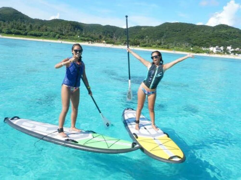 SUP｜半日2時間コース】慶良間諸島・座間味島で唯一のSUP専門店！SUPを
