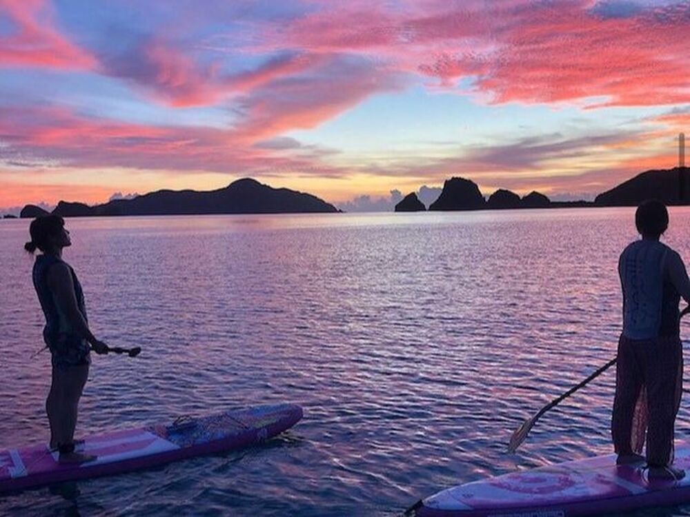 サンセットSUP｜2時間コース】慶良間諸島・座間味島で唯一のSUP専門店