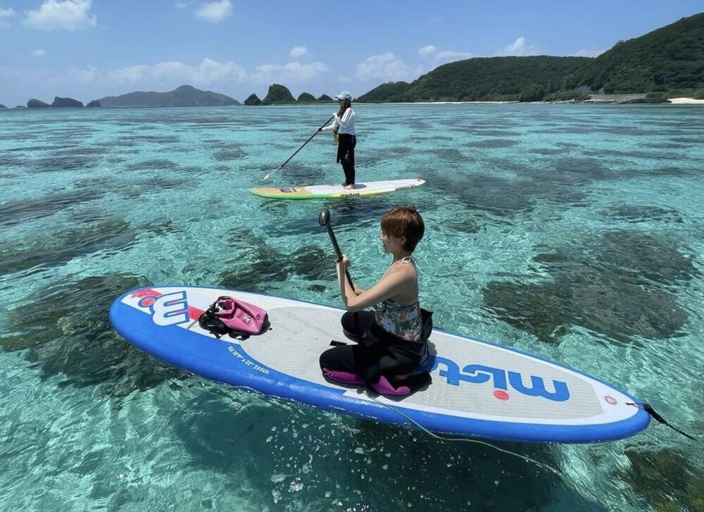 座間味島｜ホエールウォッチング＆SUP｜約4時間】冬季限定！世界が