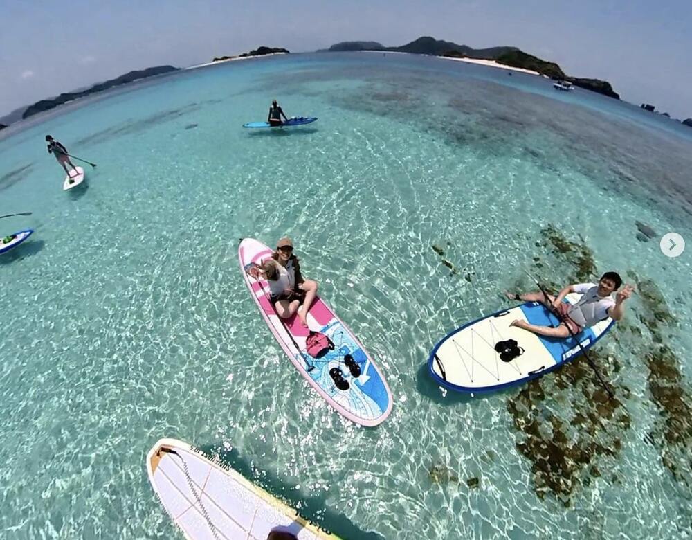 座間味島｜ホエールウォッチング＆SUP｜約4時間】冬季限定！世界が