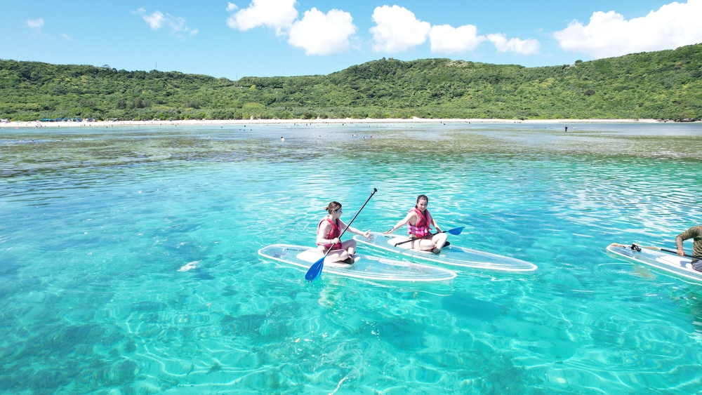 宮古島｜SUP＆シュノーケル｜2.5時間】遭遇率99.9%ウミガメ