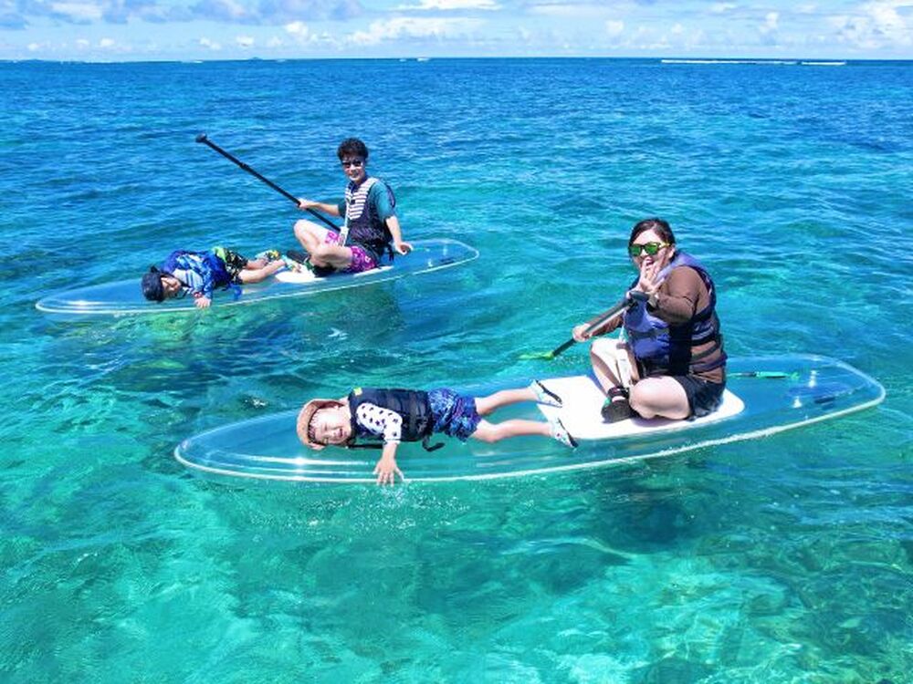 宮古島｜SUP＆シュノーケル｜2.5時間】遭遇率99.9%ウミガメ