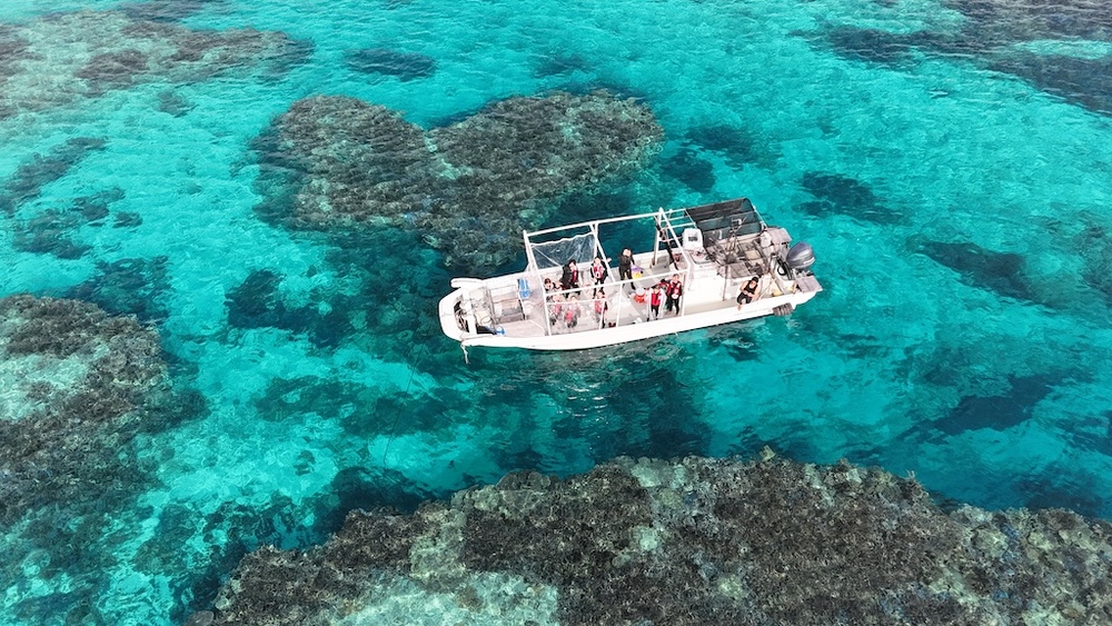 【伊平屋島│海人ガイドと行くボートスキンダイビング｜約3時間】しまたび限定プラン│伊平屋ブルーを大満喫！＜初心者OK♪＞感動のいへやブルーを体感！