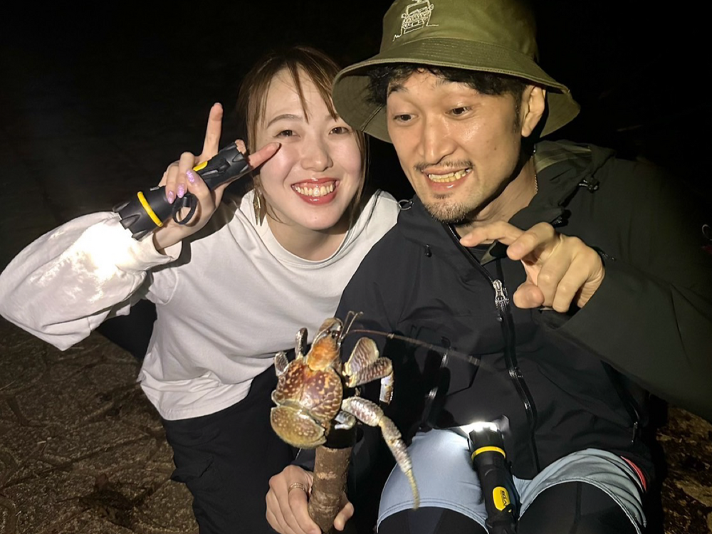 絶滅危惧種のヤシガニを探そう！！