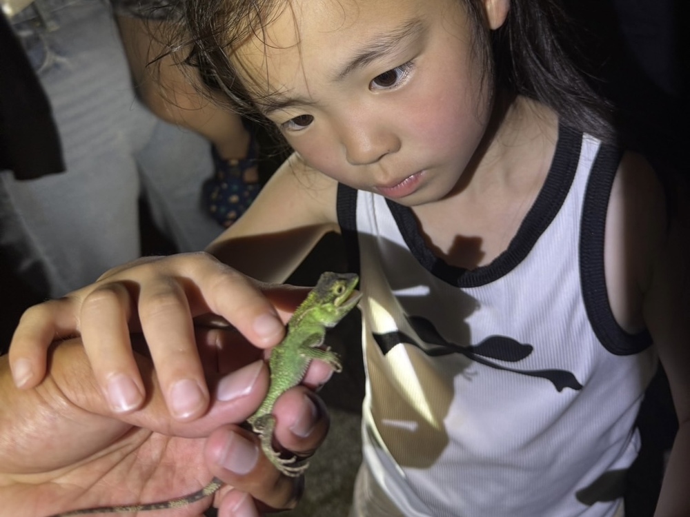 生き物鑑賞もしよう!!