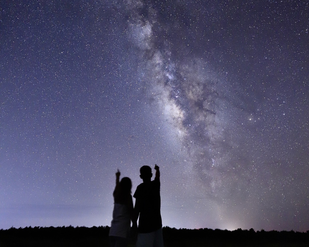 ナイトツアーで満天の星空も