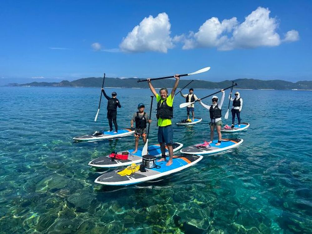 座間味島｜SUP＆シュノーケリング｜3時間】透明度抜群の座間味の海で