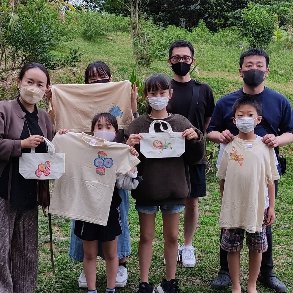 【紅型体験｜約2時間コース】しまたび限定プラン│石垣島☆Tシャツは当日お持帰り♪