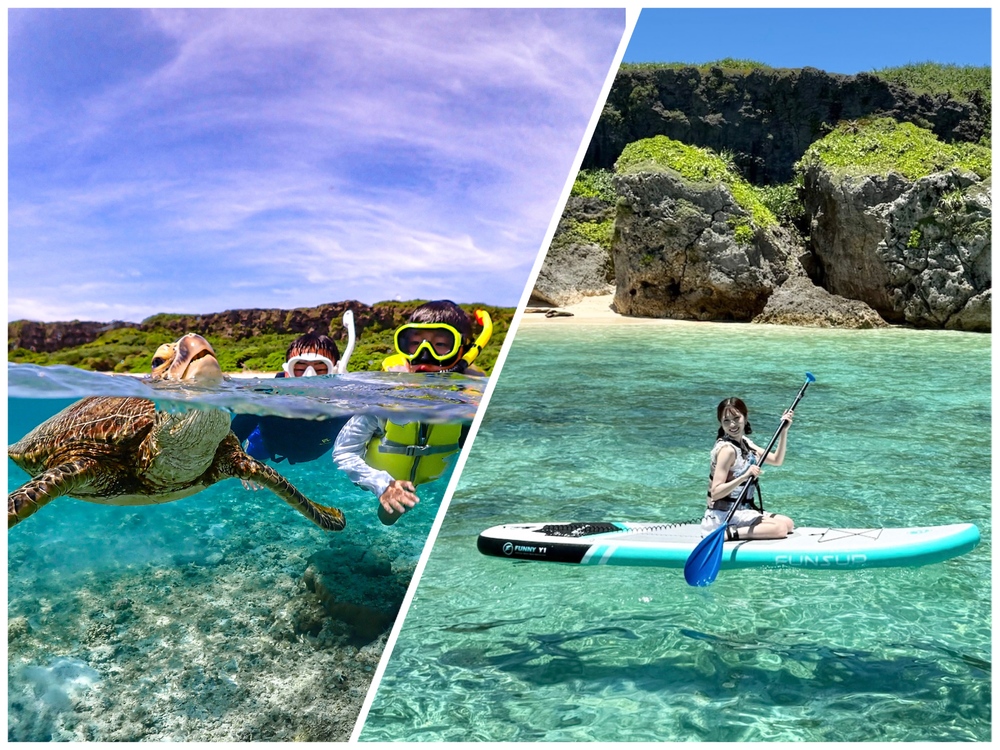 シュノーケリングとサンセットサップを楽しもう！