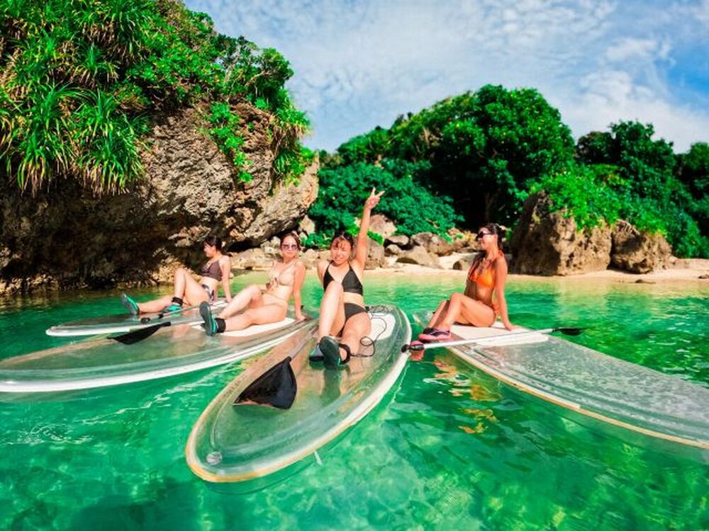 石垣島｜SUP｜約3時間】新感覚アクティビティ「クリアSUP