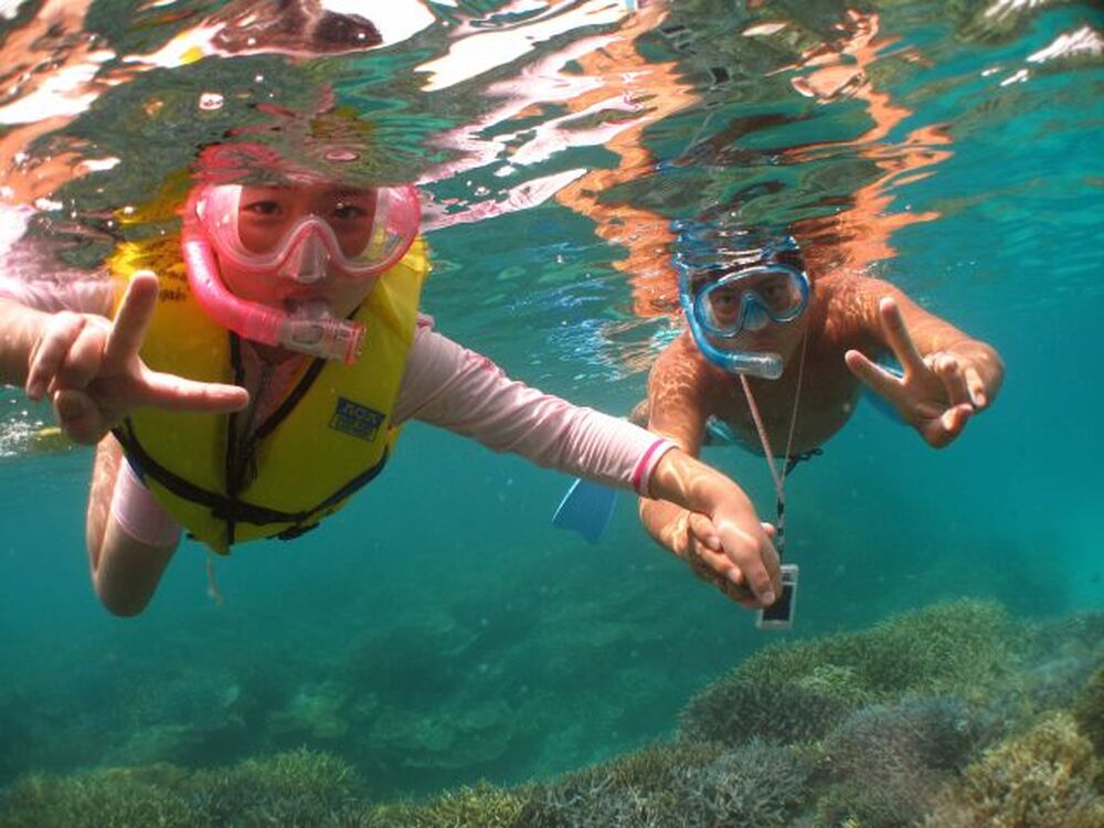 【石垣島｜幻の島・シュノーケル｜約3時間】幻の島「浜島」上陸＆シュノーケリング【半日AM・PM】女子旅・カップル・ファミリーに人気！