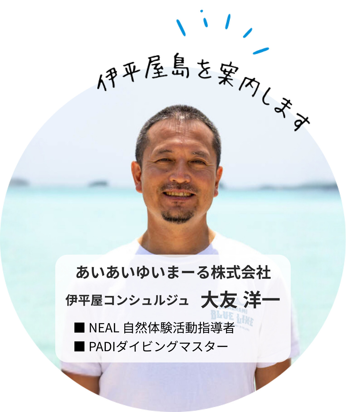 伊平屋島コンシェルジュ　大友洋一