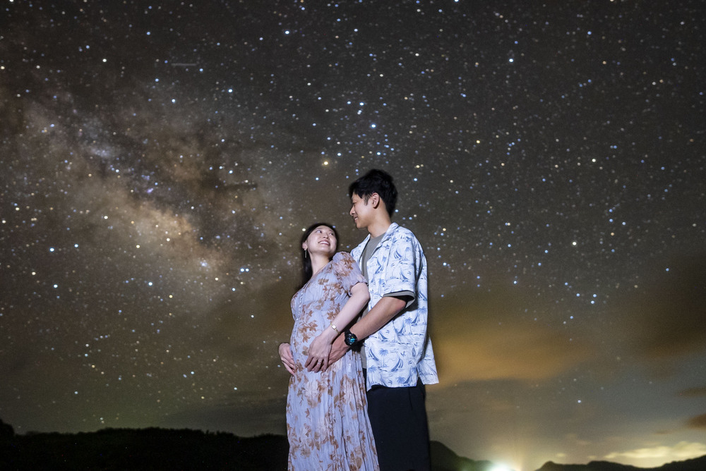 星空フォト１カット1500円でご提供