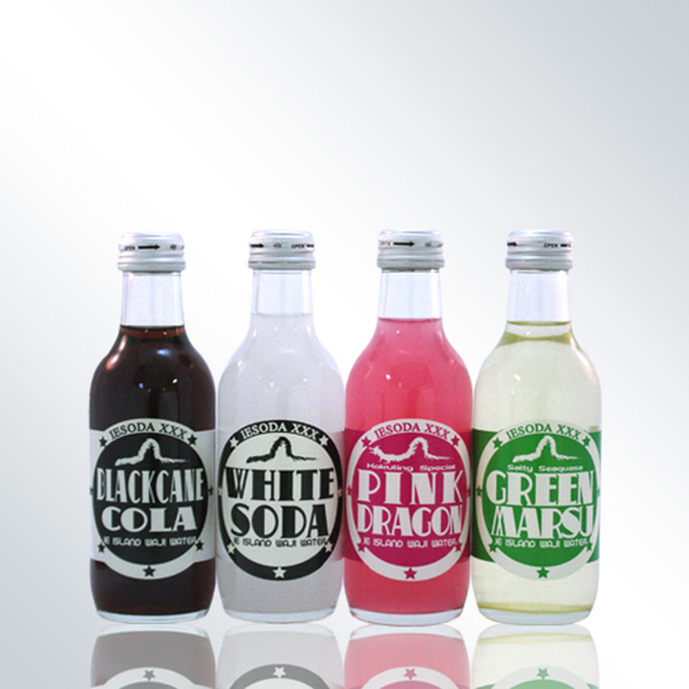 「イエソーダ4種＋黒糖シロップセット」																										
※特典はこちらか「Ie Rum Santa Maria グラスセット」なります。