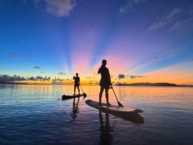 石垣島　SUP　サップ　サンセット