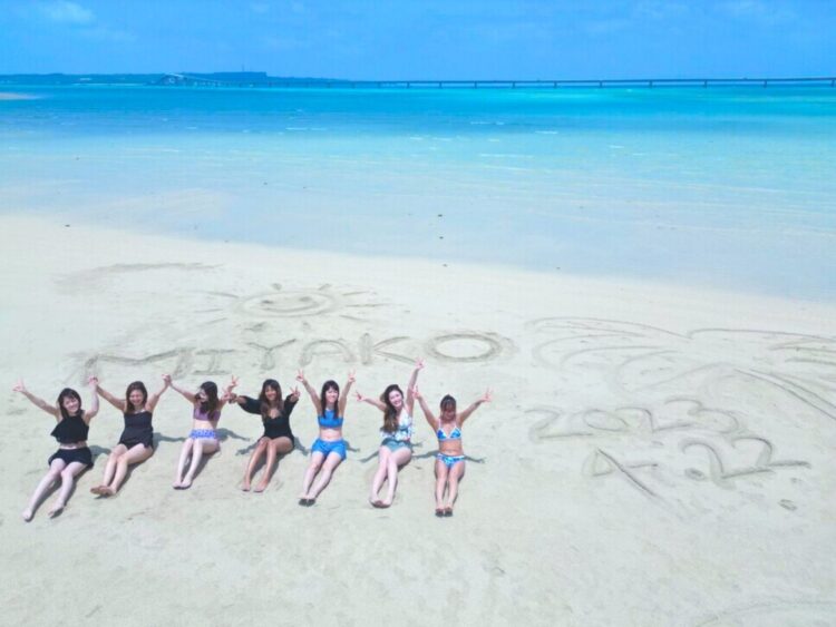 宮古島 ユニの浜 上陸 ツアー 女子旅