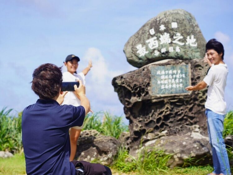 与那国島 日帰り ツアー 最西端之地