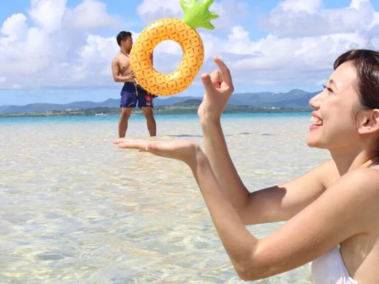 石垣島　幻の島　カップル