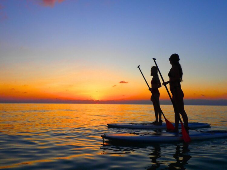 宮古島　サンセット　SUP　サップ
