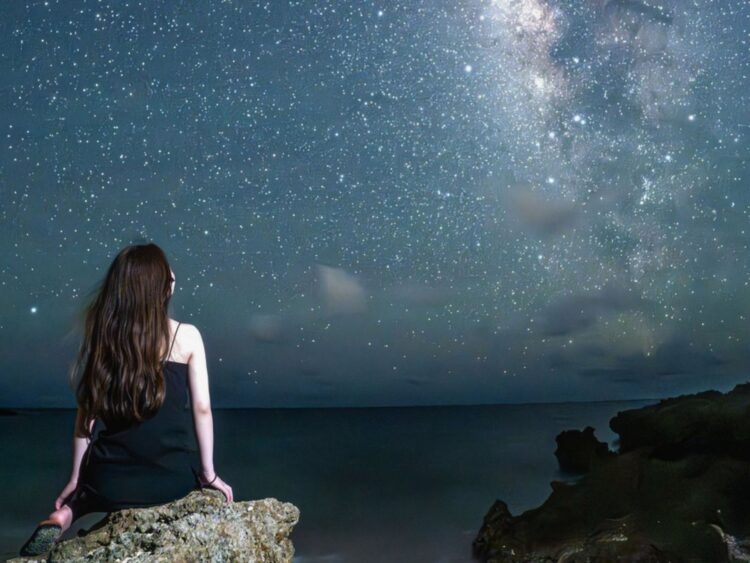 宮古島　星空　天の川　一人旅